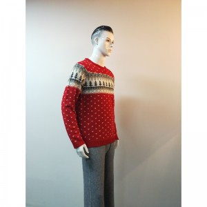 ROTER DRUCK-PULLOVER RLMS0048F