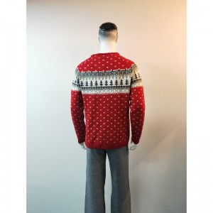 ROTER DRUCK-PULLOVER RLMS0048F