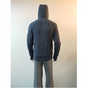 SWEATERCOAT MIT MARINEKAPUZE RLMS0070F