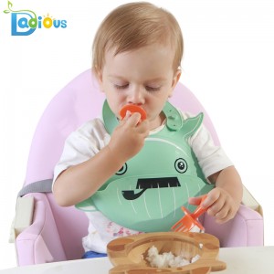 Erste Baby Utensilien Infant Löffel und Gabel Trainingslöffel für Baby