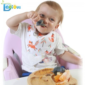 Bestseller Erste Selbsternährung Baby Utensilien Short Kleinkind Löffel Lebensmittelqualität PP Löffel und Gabeln für Baby-Training