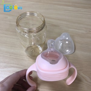 Neugeborene BPA-freie PPSU-Saugflasche 240ML Babyflasche Custom Logo Baby-Milchflasche mit Griff