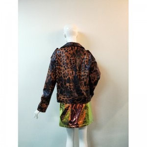 BRAUN BLACK-DOTS PU-JACKE RLWPJ0007N