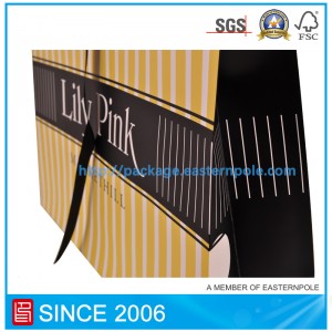 Luxus Lily Pink Papiertüte mit Bandverschluss