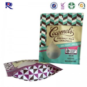 Bedruckter und laminierter Kunststoffbeutel für Schokoladenmilch Kokosnuss