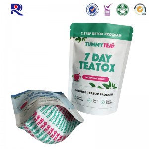 Bedruckte und laminierte Standbeutel mit wiederverschließbarem Reißverschluss oder Reißverschluss