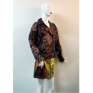 BRAUN BLACK-DOTS PU-JACKE RLWPJ0007N