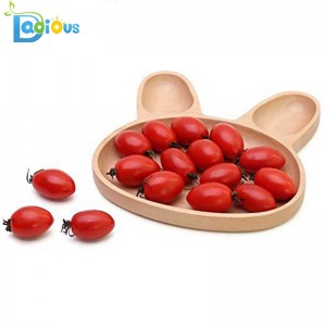 Baby-Fütterungs-Gerät-Baby-Teller-Bambusplatten-Kleinkind-geteilte Bambusbaby-Platte