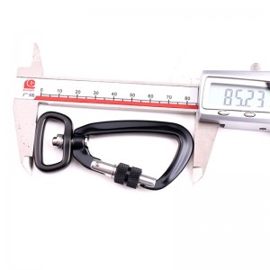 Outdoor Haken Klettern Camping Hauptschloss Karabiner Bergschnalle Multifunktions-Bergschnalle Outdoor Quick Catch Quick Fall Ausrüstung Sicherheitsschloss mit Haken Tier Hund CLIPS Luftfahrt Aluminiumlegierung