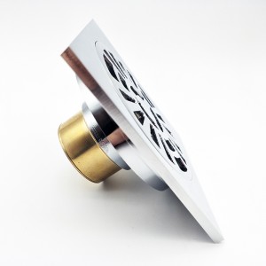 Quadratischer Bodenablauf