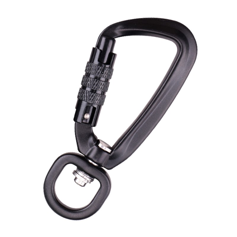 Outdoor Haken Klettern Camping Hauptschloss Zwei Schloss Karabiner Multifunktionsmutter Karabiner Outdoor Quick Catch Quick Fall Ausrüstung Sicherheitsschloss Sondierungsloch D-Typ Drahtschloss Hauptschloss Luftfahrt Aluminiumlegierung