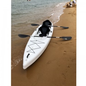 Aufblasbare Kajaks mit doppeltem Sitz aus Fallstichmaterial