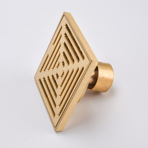 Geschickte Design Flieseneinsatz lineare Duschrinne Messing quadratischen Bodenablauf