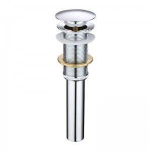 Click Clack Chrom Wannen-Ablaufgarnitur ohne Überlauf