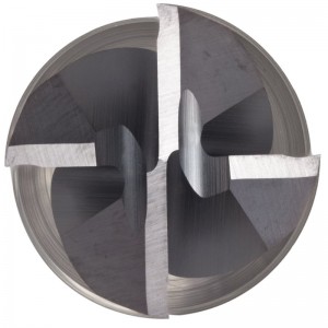 Hartmetall-Vierkantfräser, TiAlN-Finish, Schruppen und Schlichten, 30-Grad-Wendel, 4 Nuten, 2,5 \