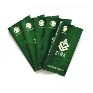 Komprimierter Aluminiumfolienbeutel mit Seitenfalten für die Aufbewahrung von Tee