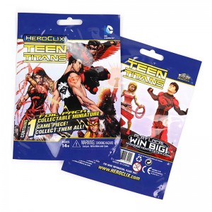 Neues Produkt Mini Spielzeug Tasche unabhängige Verpackungsbeutel Unterstützung angepasst Reißverschlussversiegelung