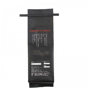 Seitenfalte mattierte Zinnbindung auf der oberen Kaffeeventilverpackung