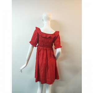 ROTES KLEID DER DAMEN TBWD0012M