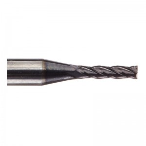 VHM-Schaftfräser, AlTiN-beschichtet, 4 Schneiden, 1/16 \