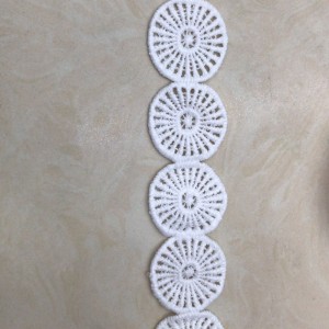 23 # milch seidenspitze, polyester / nylon spitze, baumwollspitze