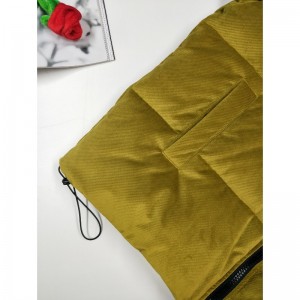 GELBE \u0026 SCHWARZE KONTRAST HERREN PUFFERJACKE RLMPC0020N