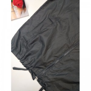 DAMEN SCHWARZE WINDBREAKER JACKE RLWWJ0006