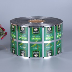 Lebensmittel kunststoff aluminiumfolie verpackungsfolie rolle für milch tee kaffee beutel