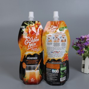 Auslaufsichere, kundenspezifische Spezial-Saftflasche oder glasförmiger Plastikbeutel