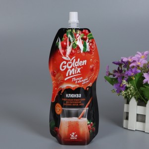 Auslaufsichere, kundenspezifische Spezial-Saftflasche oder glasförmiger Plastikbeutel