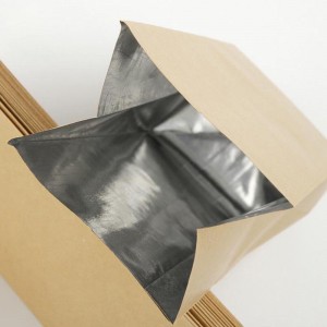 OEM Neupreis Hohe Qualität Seitenfalten Kaffee Teebeutel Kraftpapier Lebensmittelverpackungsbeutel