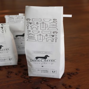 Benutzerdefinierte Größe gedruckt Seitenfalte Verpackung 15 kg 10 kg 2 kg 2,5 kg 3 kg 5 kg Kaffeebeutel für Kaffeebohne