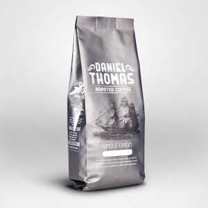 Kundenspezifisches Farbdruck-Aluminiumfolie gezeichnetes lamelliertes materielles Lebensmittel, das grünen Tee-Kaffeebeutel verpackt