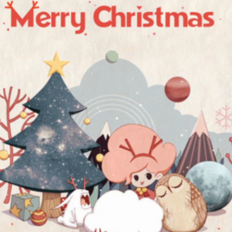 Frohe Weihnachten oder Happy Christmas