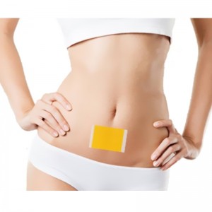 Kleiner gelber dünner Fleck