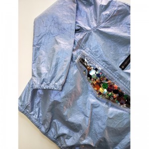 BLUE HOODED WINDERBREAKER RLCJ0002N FÜR KINDER