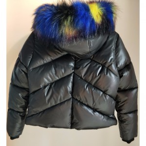 SCHWARZER KAPUZENMANTEL FÜR KINDER RLCPC0001M