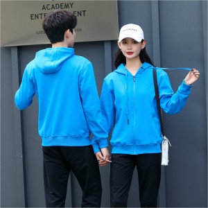 # 8017-Fleece-Sweatshirt mit durchgehendem Reißverschluss