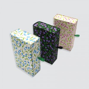 Einfache Zug-Fach-Art kundengebundene Geschenk-Kleidungs-Nahrungsmittelkosmetik-Geschenkbox