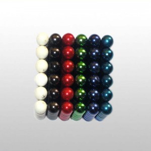 Kundengebundene Größe N35 pädagogischer NdFeB bunter Magnet-Bereich