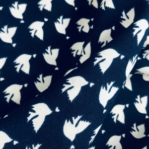 Gesponnener Chiffon- Kleidpunkt druckte Kleidungsgewebegroßverkauf