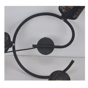 Punktlicht-3LT mit lasergeschnittenem Stoffschirm