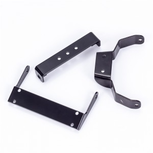 Stanzen von Metallbügeln Metall I Bügeln von Metall U.