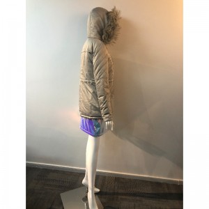 DAMEN CHAMPAGNER KAPUZENMANTEL RLWPC0059