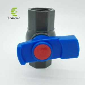 Das Hochdruck-PVC-Kugelventil mit Spezialgriff