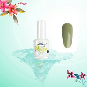 Kamayi Heißer Verkauf 15 ml Professionelle Organische Uv Farbe Gel Nagellack Grünen Stil Gelpoliermittel Für Nail art