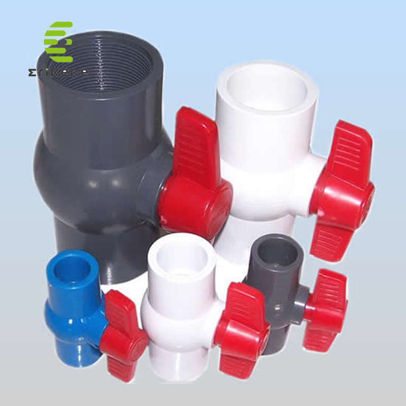 Die manuellen PVC-Kompaktkugelhähne für Trinkwasser