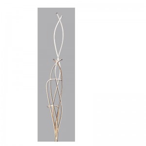 LED Stehleuchte mit Aluminiumleiste