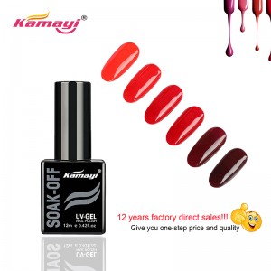 Kamayi 2019 neue billige professionelle Nagellack tränken entfärbende UV-Gel Nagellack
