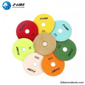 Z-LION ZL-123C Nassdiamant-Polierscheiben für Steinprojekte